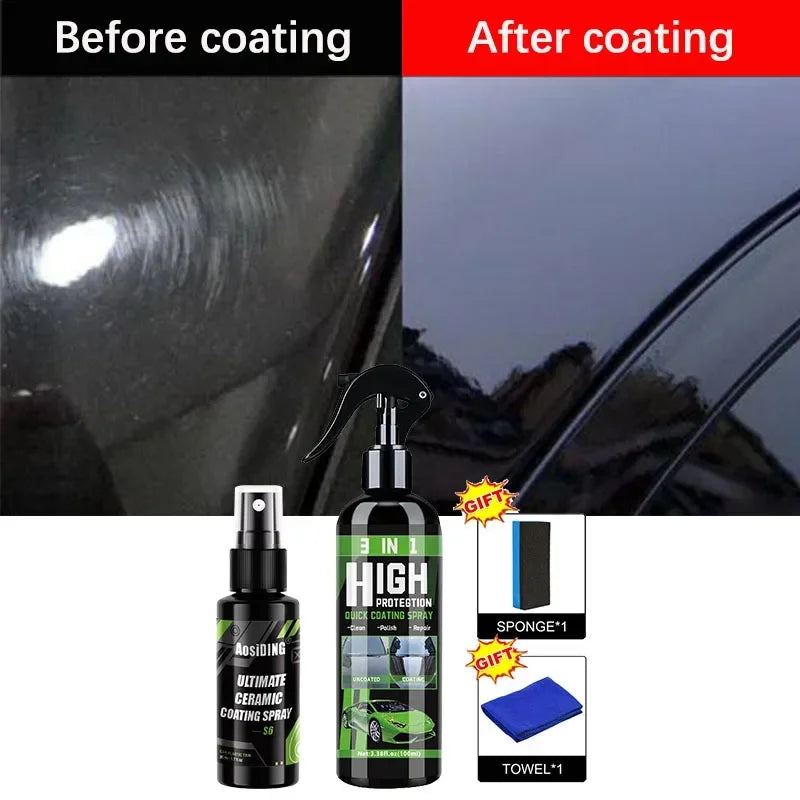 Automobile Quick Coating Spray Polishing Repair Detergent Paint Protection Spray Automobile Accessories ZN7V&cpd