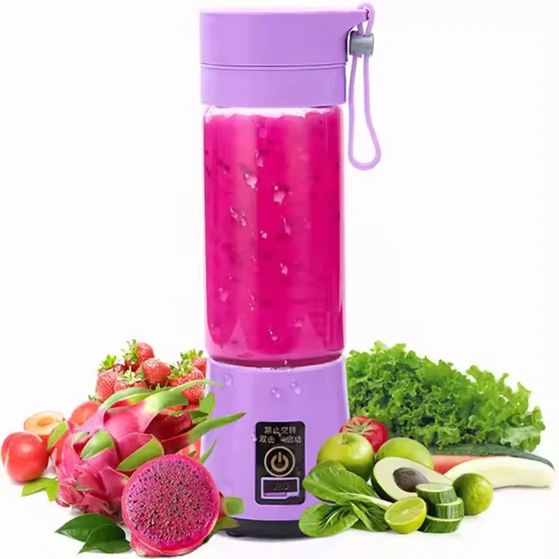 Smoothie Machine Electric Household Juice Maker Wireless Rechargeable Usb Mini Hand Portable Fruit Blender