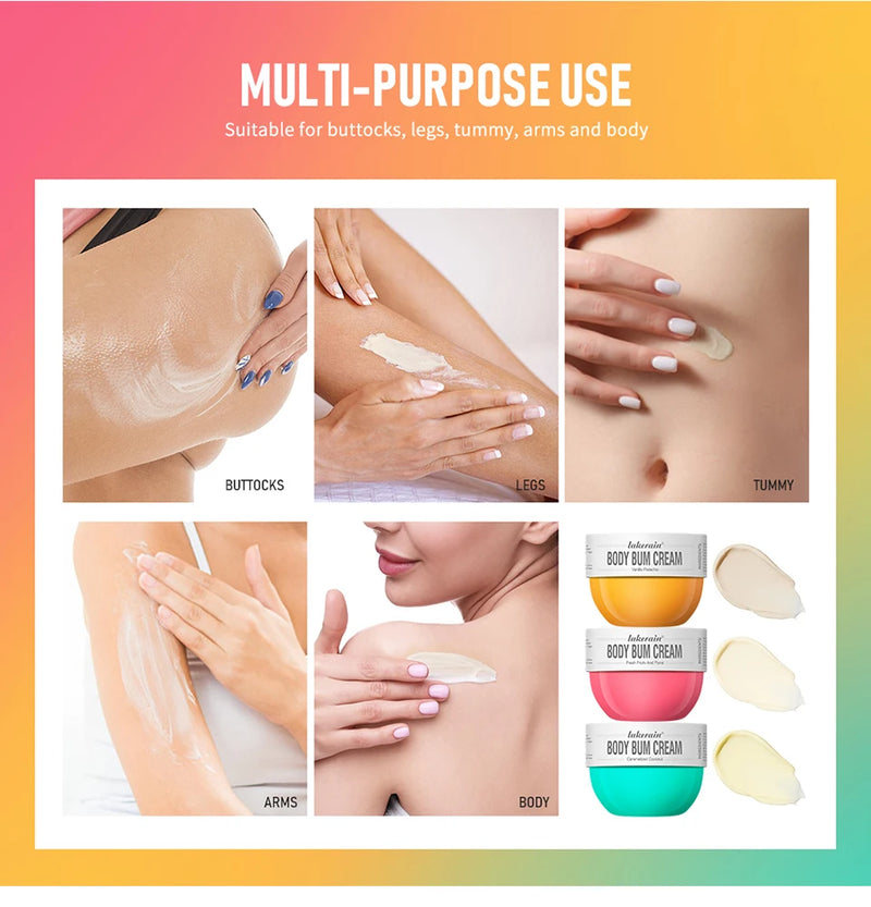 80ml Brazilian Body Care Lotion Buttock Cream Nourishes Skin Care Long Lasting Moisturizing Beauty Firm Skin Brightens Cream Hot