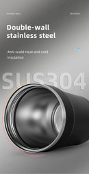 MHW-3BOMBER 360ML Stainless Steel Coffee Tumbler Portable Double Wall Thermal Mugs for Travel Camping Home Coffee Accessories