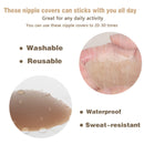 Reusable Waterproof Nipple Covers For Women Solid Silicone Breast Stickers Summer Thin And invisible Nipple Stickers