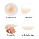 Nipple Covers No Show Reusable Seamless Pasty Sticky Adhesive Silicone Nipple Pasties for Women