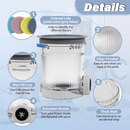 B47B-Soft Serve Maker Ice Cream& For Ninja NC701 NC700 Series Swirl Creami Machines 4 PCS 16 Oz Container Pints Lids