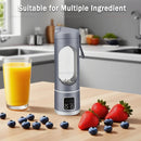 Portable Mini Electric Blender USB Rechargeable Smoothie Juicer Milkshake Maker For Fresh Fruit Orange Juice And On-The-Go Use