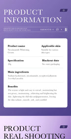 SADOER Freckle Removing Cream Nicotinamide Face Cream for Faical Moisturizing Nourishing Hydrating Firming Spot Facial Creams