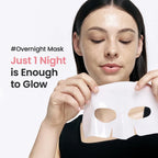 BIODANCE Bio-Collagen Deep Hydrating Gel Mask, Night Moisturizing, Shrinking Pores, Improving Elasticity, 4 Pieces per Box