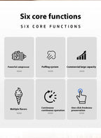 1Flavor Ice Cream Machine Commercial,Fully Automatic Soft Serve Maker with Digital Display, One TouchOperation for Home&Business