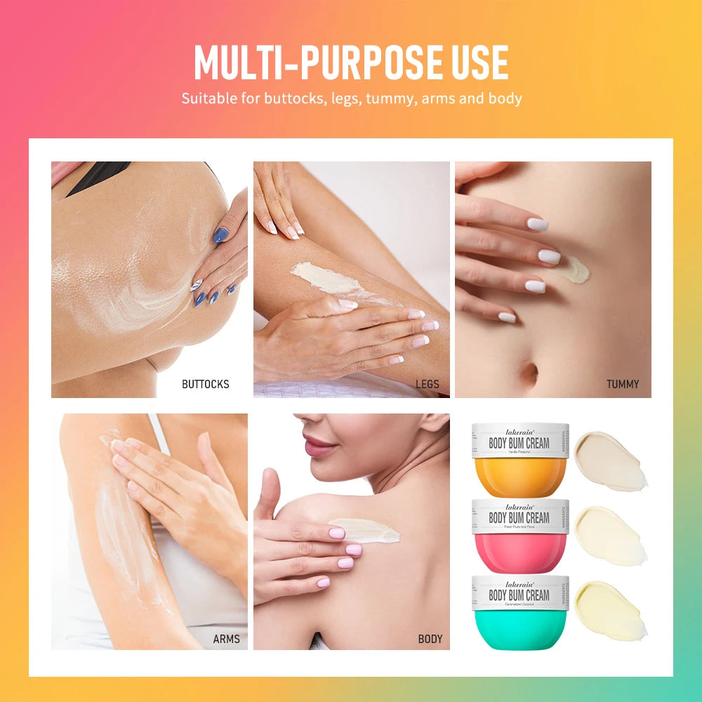 80ml Brazilian Body Care Lotion Buttock Cream Nourishes Skin Care Long Lasting Moisturizing Beauty Firm Skin Brightens Cream Hot
