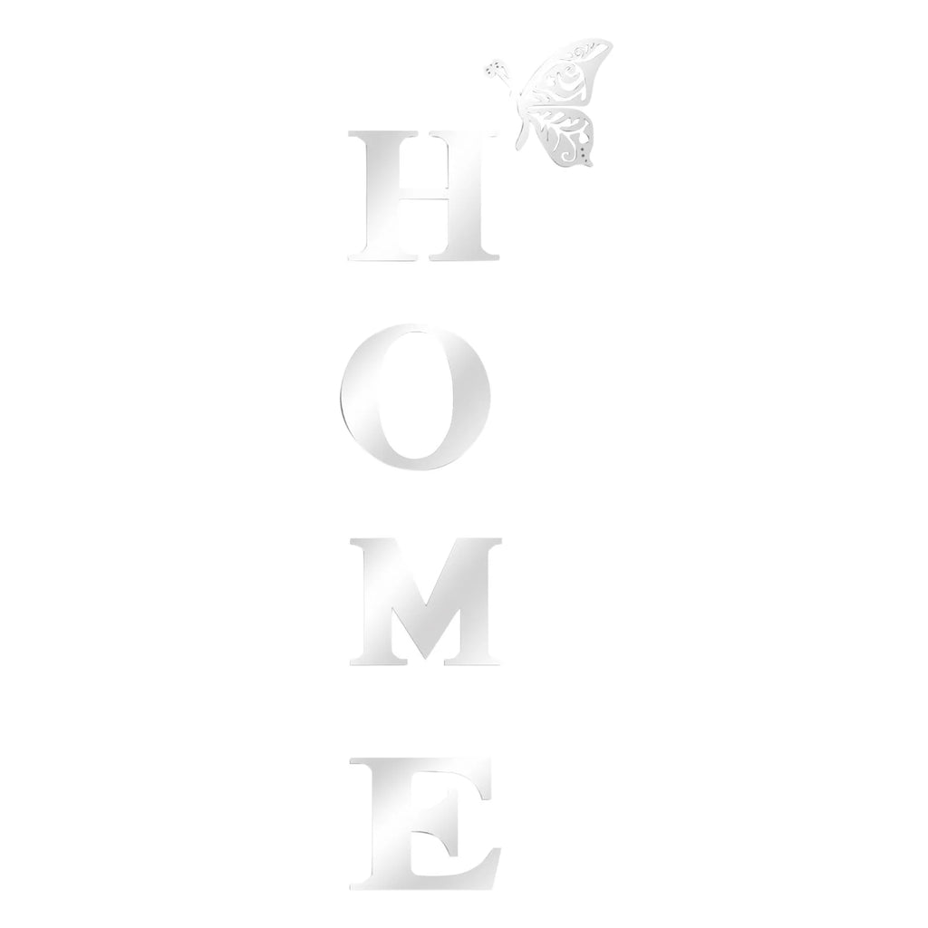 3D Acrylic Large DIY Mirror Self-Adhesive Removable Wall Sticker Family English Alphabet Living Room Bedroom Home Decoration
