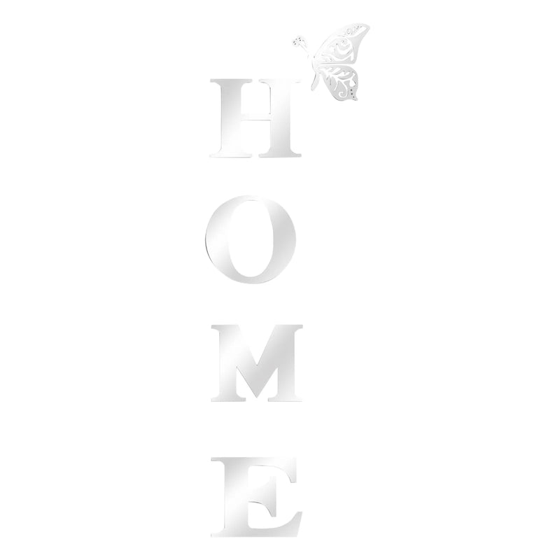 3D Acrylic Large DIY Mirror Self-Adhesive Removable Wall Sticker Family English Alphabet Living Room Bedroom Home Decoration