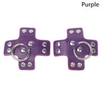 Women 1Pair Sexy Leather Cross Nipple Cover Reusable Breast Stickers Self Adhesive Nipple Pasties Nipple Covers Bra AccessoriesW