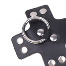 Women 1Pair Sexy Leather Cross Nipple Cover Reusable Breast Stickers Self Adhesive Nipple Pasties Nipple Covers Bra AccessoriesW