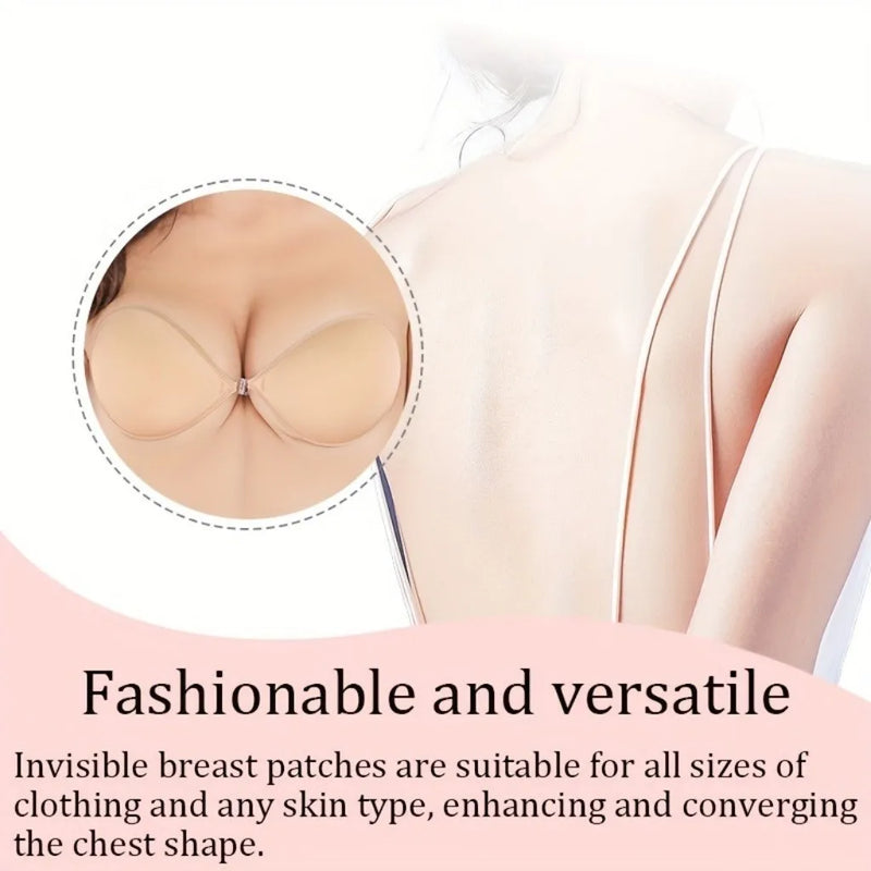 Reusable Nipple Tape Nipple Stickers Seamless Nipple Cover Strapless Silicon Bra Gathered Adhesive Bra