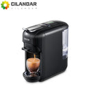 5-in-1 capsule coffee machine, fully automatic small household coffee machine, 7-speed water level hot and cold Italian style ca