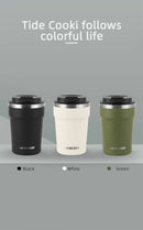 MHW-3BOMBER 360ML Stainless Steel Coffee Tumbler Portable Double Wall Thermal Mugs for Travel Camping Home Coffee Accessories