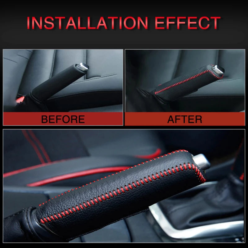 Automobile Gear Handbrake Cover Automobile Interior Accessories Manual Handbrake Box Gear Head Handle Automobile Decoration