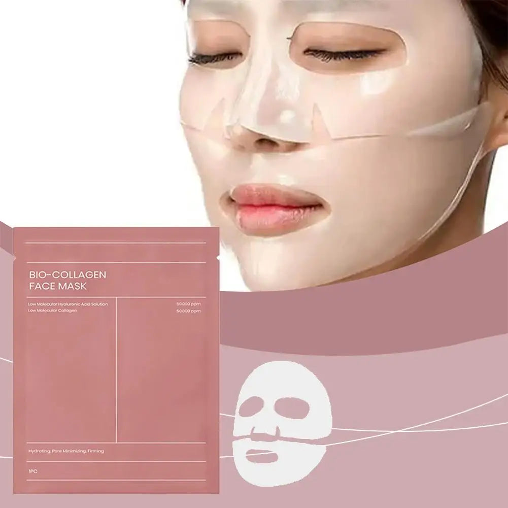 Bio Collagen True Deep Mask,Overnight Collagen Mask with Hydrolyzed Collagen Mask Moisturizing Anti-Aging Mask Skin Care Beauty