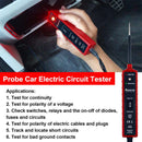 Automotive Electric Circuit Tester Car Electrical System Tester Automobile Circuit Tester With Power Switch Vehicle Diagnostic