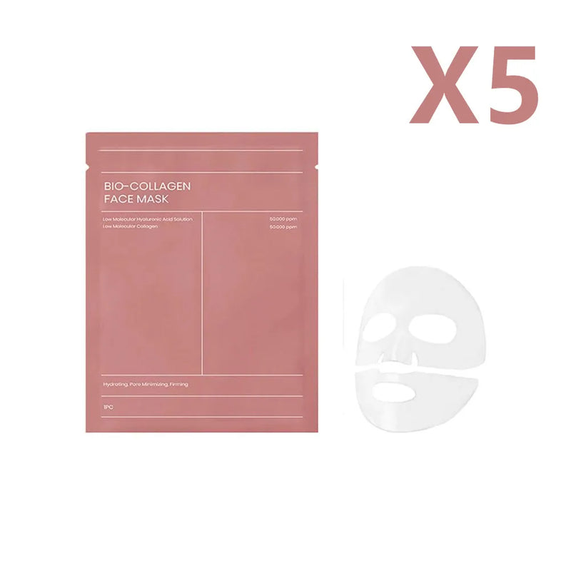 Bio Collagen Face Mask Shrink Deep Hydrating Overnight Mask Moisturizing Refreshing Brightening Face Skin Care