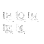 3D Acrylic Large DIY Mirror Self-Adhesive Removable Wall Sticker Family English Alphabet Living Room Bedroom Home Decoration
