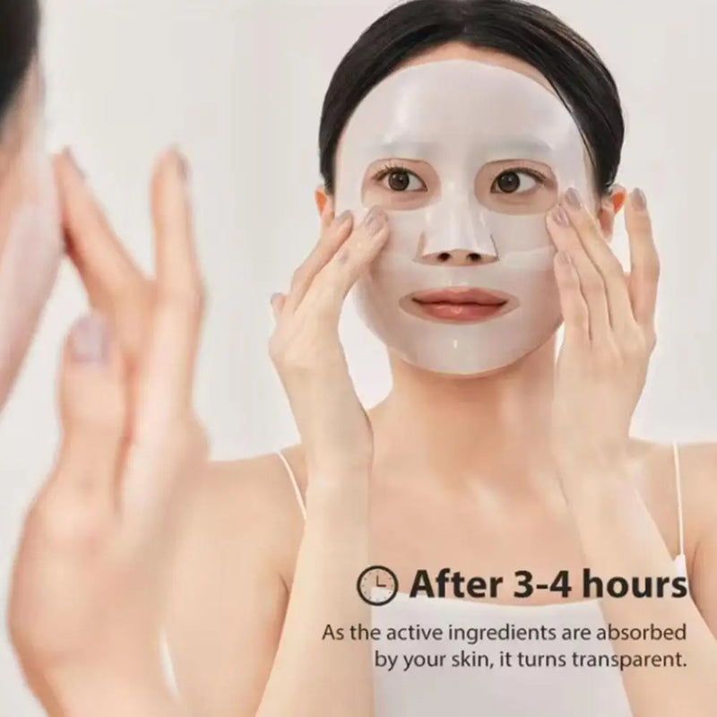4PCS Bio-Collagen Real Deep Mask Hydrolyzed Collagen Soluble Rejuvenation Pore Shrinking Refresh Moisturizing Sheet Mask