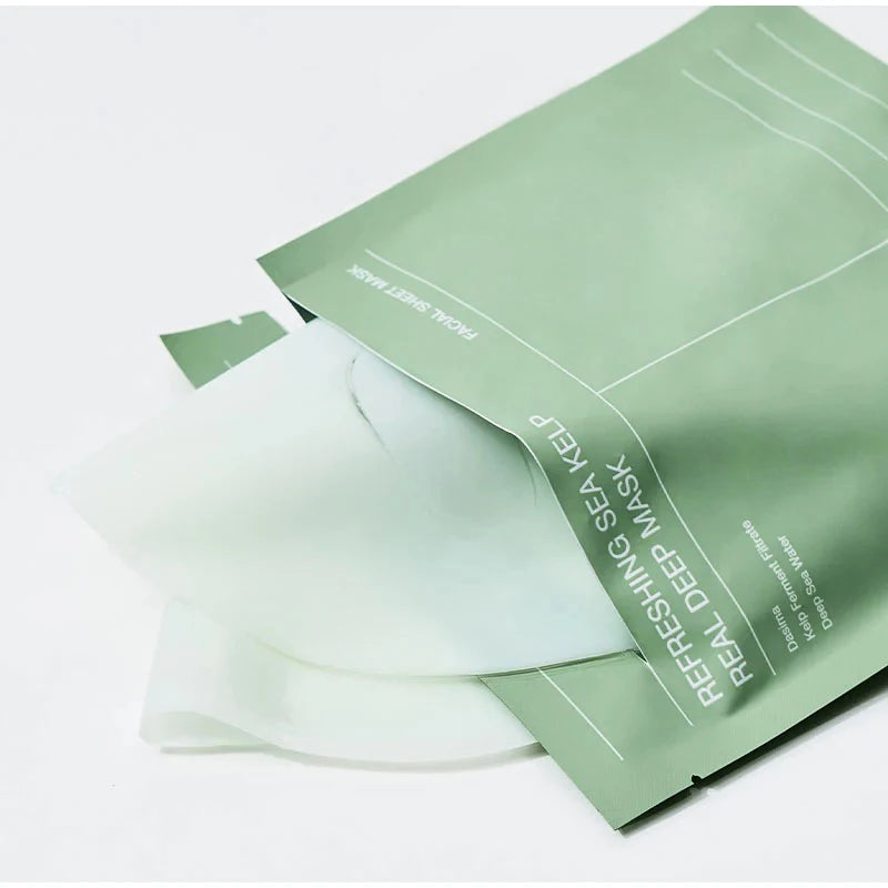 Refreshing Sea Kelp Real Deep Mask Korea Brand Collagen Deep Mask Moisturizing Overnight Hydrogel Bio-collagen Facial Sheet Mask