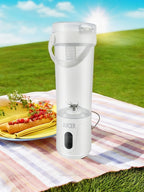 Portable Blender 600ML Household/outdoor  Electric Juicer Rechargeable USB Smoothie Maker Personal Fruit Mixer for Fresh Fruit