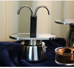 1 2 4Cups Espresso Coffee Maker Stainless Steel Mini Moka Pot With Unique Design