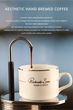 1 2 4Cups Espresso Coffee Maker Stainless Steel Mini Moka Pot With Unique Design