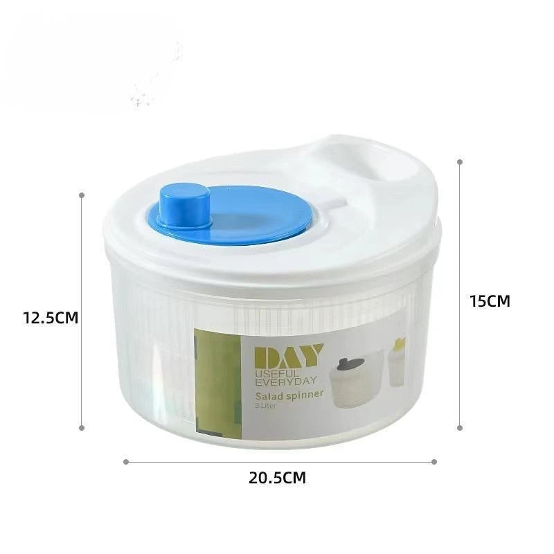 Multifunctional Household Manual Vegetable Dehydrator - Salad Spinner with Fruit, Lettuce Drain Basket | Home Kitchen Gadgets