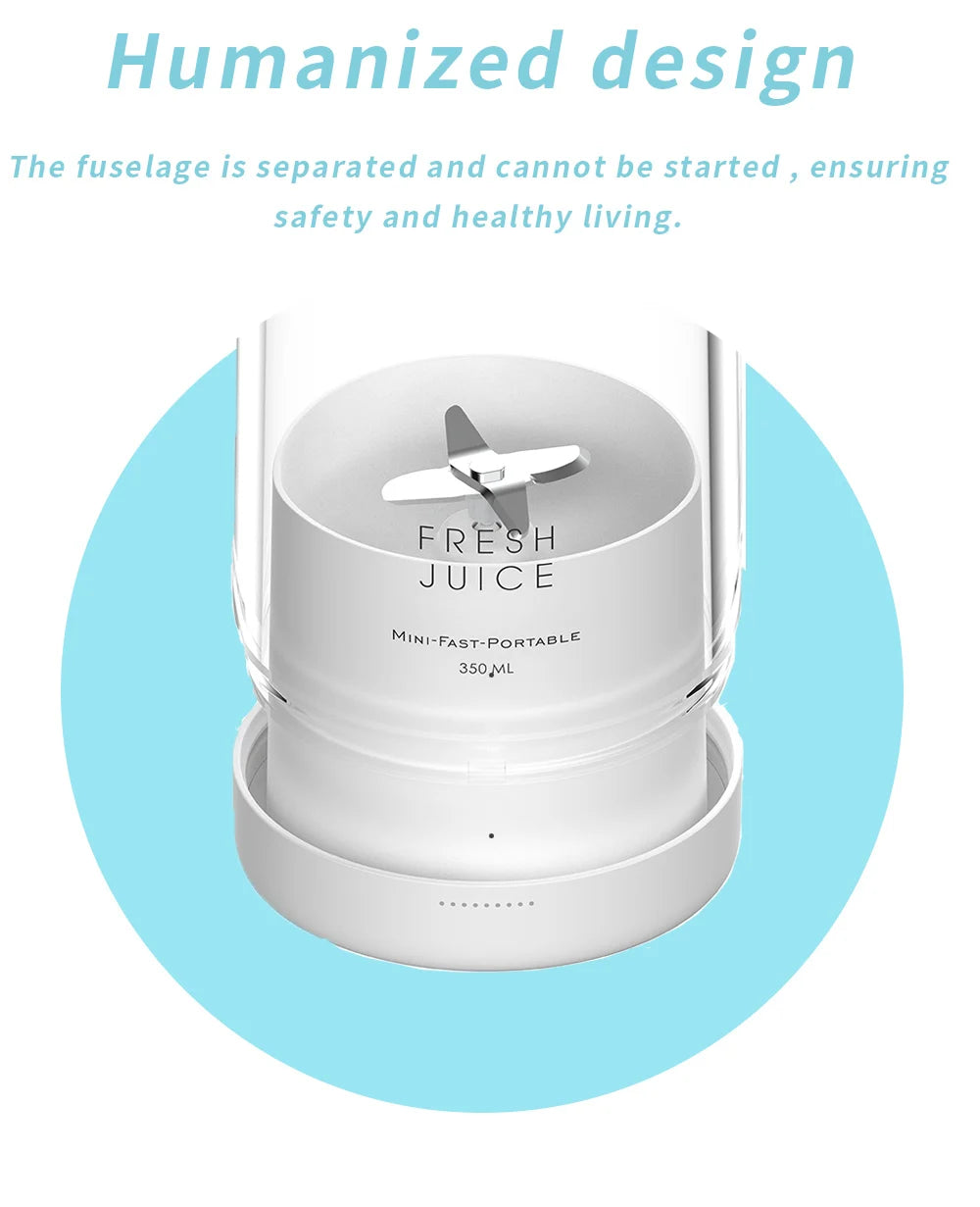 Portable Electric Juicer Blender Usb Mini Fruit Mixers Juicers Fruit Extractors Food Milkshake Multifunction Juice Maker Machine
