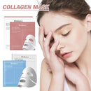 1/2PCS Bio-Collagen Real Deep Anti-Wrinkle Lifting Face Mask With Hydrolyzed Collagen Collagen Reverse Film Volume Peel Off Mask