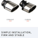 Shark belt net tail throat Stainless steel exhaust pipe Automobile exhaust pipe muffler Automobile accessories exhaust pipe