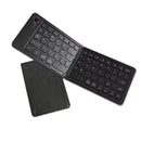 Folding Bluetooth Keyboard with Numeric Keypad Wireless Foldable Keyboard for iOS Android Windows Support 3 Devices