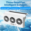 Automobile Exhaust Fan Heat Dissipation Smoke Exhaust Oxygen Cycle Intelligent Tri-Mode Exhaust Fan Automobile Supplies