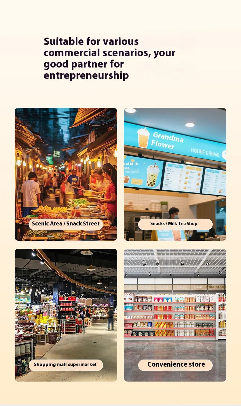 1Flavor Ice Cream Machine Commercial,Fully Automatic Soft Serve Maker with Digital Display, One TouchOperation for Home&Business