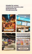 1Flavor Ice Cream Machine Commercial,Fully Automatic Soft Serve Maker with Digital Display, One TouchOperation for Home&Business