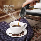 Moka Pot Machine Mocha Latte Pot Stainless Steel Mocha Espresso Coffee for Office Kitchen Italian Coffee Maker 2/4/6/9/12 Cups