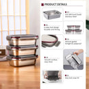 Bento Lunch Boxes adults，Kitchen Organizers Camping Airtight Tupper Lunchbox Food Side Dish Taper Meal Prep Storage Containers