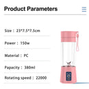 Smoothie Machine Electric Household Juice Maker Wireless Rechargeable Usb Mini Hand Portable Fruit Blender