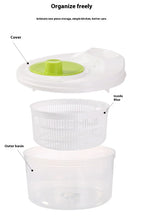 Multifunctional Household Manual Vegetable Dehydrator - Salad Spinner with Fruit, Lettuce Drain Basket | Home Kitchen Gadgets