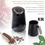 500ml Stainless Steel Moka Pot Coffee Maker Semi-Automatic Turkish Coffee Machine with Thermal Cup for Espresso Brewing