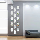 Acrylic Mirror Wall Sticker Self-adhesive Soft Mirror Without Punching Decorative Mirror Household Bathroom Makeup Mirror