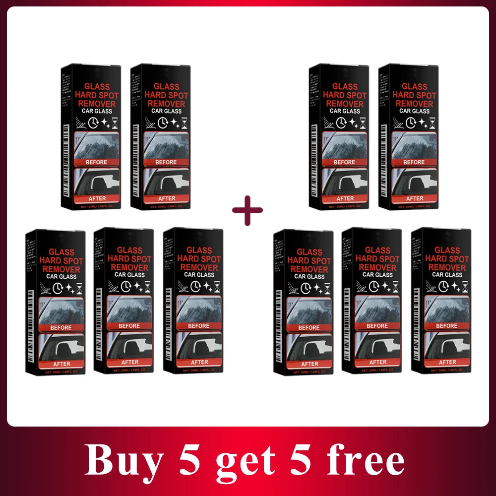 Car Glass Oil Film Cleaner Car Window Cleaning Automobile Windshield Remove Stains Automobile Windscreen Eliminate Greasy Dirt