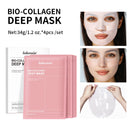 Bio-Collagen Real Deep Mask, Hydrating Overnight Hydrogel Mask, Pore Minimizing, Elasticity Improvement