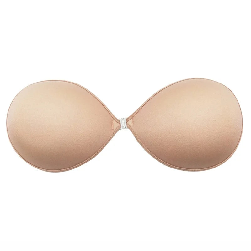 Reusable Nipple Tape Nipple Stickers Seamless Nipple Cover Strapless Silicon Bra Gathered Adhesive Bra