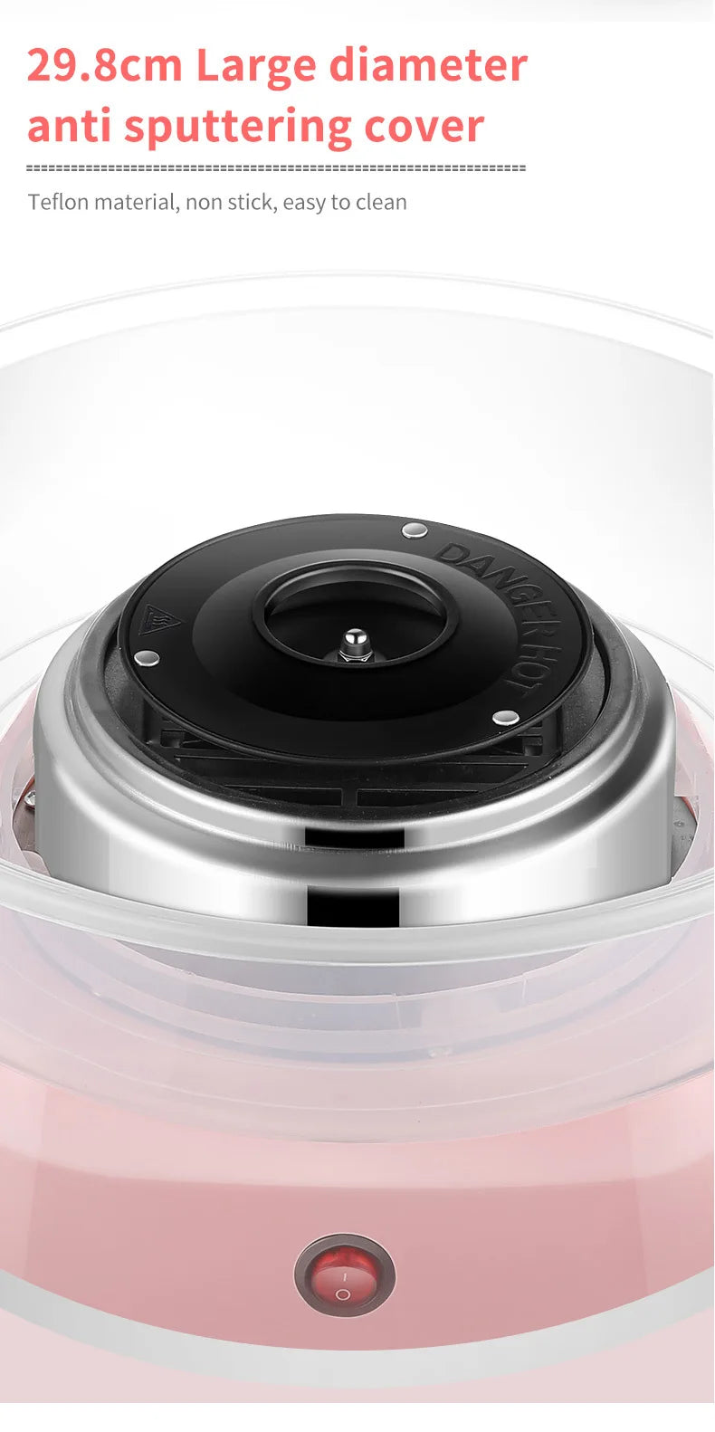 SOKANY 520 Automatic Mini Cotton Candy Maker for Kids, Small Electric Candy Floss Machine