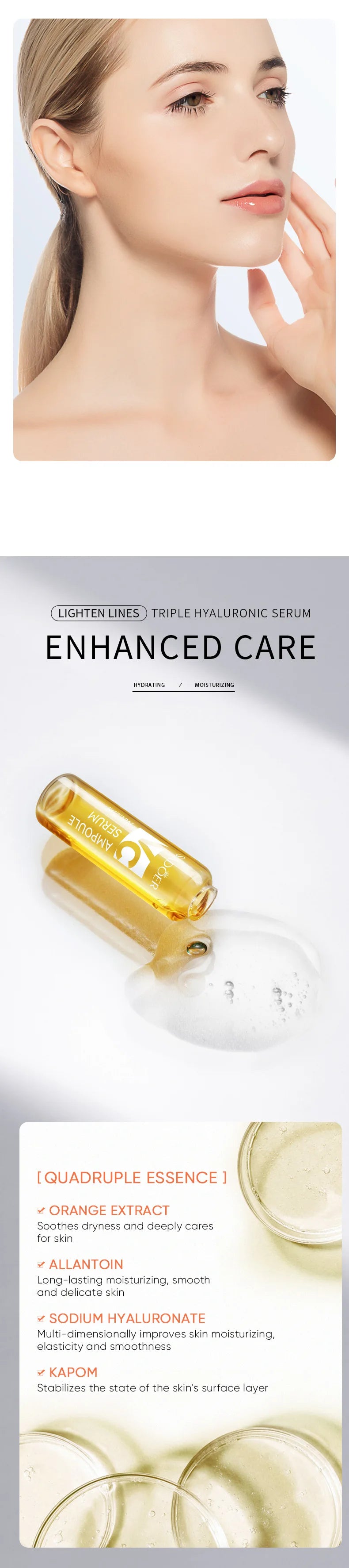 Vitamin C Serum for Face Moisturizing Activate Collagen Regeneration, Firming and Brightening Skin Care