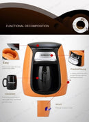 American single-cup coffee machine Portable home fully automatic drip coffee maker Small coffee machine for office use
