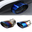 Shark belt net tail throat Stainless steel exhaust pipe Automobile exhaust pipe muffler Automobile accessories exhaust pipe